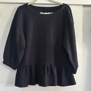 MAEVE by Anthropologie peplum shirt